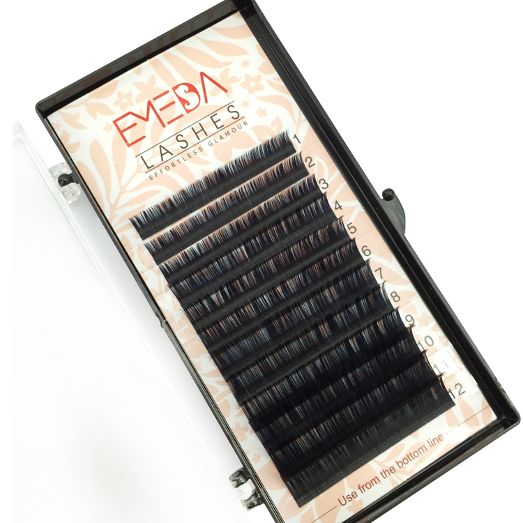 Wholesale Price  Matte Black Volume Eyelash YY01